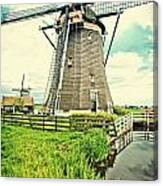 Old Dutch  Windmill Canvas Print