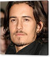 Orlando Bloom At Arrivals For Kingdom #1 Canvas Print