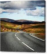 #shetland's Road #1 Canvas Print