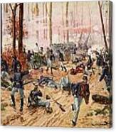 The Battle Of Shiloh Canvas Print