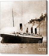 Titanic #1 Canvas Print