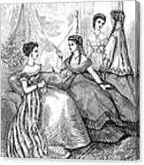 Womens Fashion, 1867 #1 Canvas Print