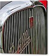 1934 Fiat Balilla Hood-grille Ornament Canvas Print