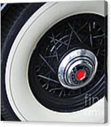 1934 Packard Eight - Rear Wheel Canvas Print