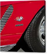1962 Chevrolet Corvette Wheel Canvas Print