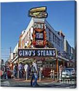 Famous Geno's Steaks #2 Canvas Print