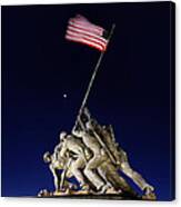 Iwo Jima Memorial At Dusk #2 Canvas Print