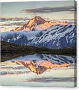 Mount Aspiring Moonrise Over Cascade #2 Canvas Print