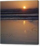 Sunset At Surfside 3 Canvas Print