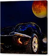 59 Corvette Moon Canvas Print