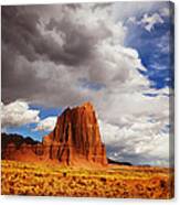 Capitol Reef National Park Catherdal Valley #7 Canvas Print