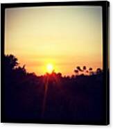 A Beautiful Guyanese Sunset Canvas Print