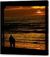 A #sandiegocalifornia #sunset Canvas Print