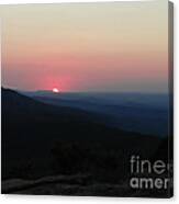 A Soft Sunset Canvas Print