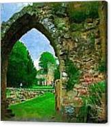 Abbey Archway Canvas Print