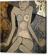 Abstract Female Nude 2 Canvas Print