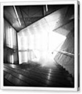 Abstract Stairs. #bw Canvas Print