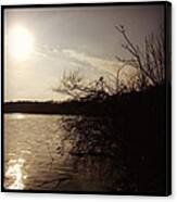 Afternoon Sun Over Lake Chapin Canvas Print