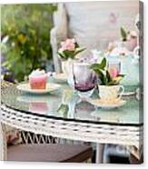 Afternoon Tea And Cakes Canvas Print