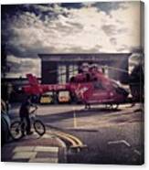 #airambulance #ambulance #chopper Canvas Print