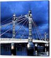 Albert Bridge London Canvas Print