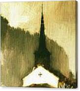 Alpine Church Canvas Print