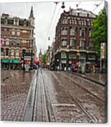 Amsterdam Rainy Day Canvas Print