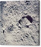 Apollo 11 Footprint Canvas Print