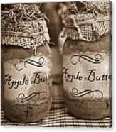 Apple Butter In Sepia Canvas Print