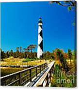 Approach To Cape  Lookout Canvas Print