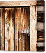 Ashcroft Ghost Town Door Canvas Print