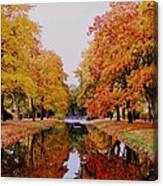 Autumn In The Mirror Canvas Print