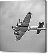B-17 Bomber - Dust And Scratch Canvas Print