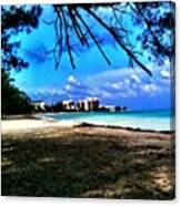 #bahamas #beach #vacation #sand #ocean Canvas Print