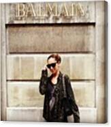 Balmain Ballin... #parismoments Canvas Print