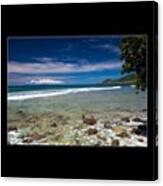 #beach #ocean #volcano #antigua Canvas Print