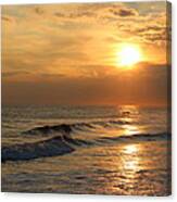 Beach Sunset Canvas Print