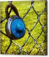 Been Here A While? #rusty #lock #combo Canvas Print