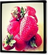 Berry Berry Strawberry Canvas Print