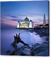 Blue Hour At The Mosque Canvas Print