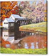 Blue Ridge Mill Canvas Print