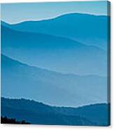 Blue Ridges Panoramic Canvas Print