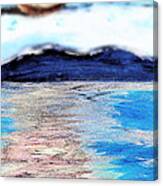 Blue Sunrise Rendered Canvas Print