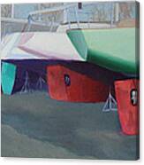 Boat Yard Island Heights Canvas Print