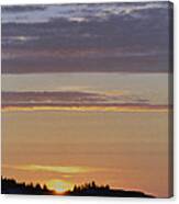 Boothbay Maine Sunrise 1 Canvas Print