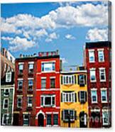 Boston Houses Canvas Print