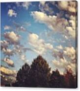 Bountiful Clouds Float Like Cotton Canvas Print
