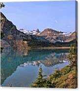 Bow Lake In Banff N.p. Canvas Print