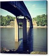 Bridge To Land Between The Lakes Canvas Print