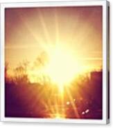#brightsun #sunrise #lights #instaipod Canvas Print